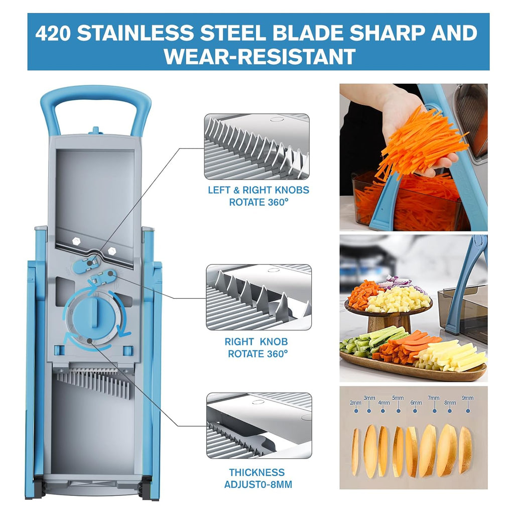 Vegetable Chopper Slicer for Kitchen(random color) - CL-VI-1159